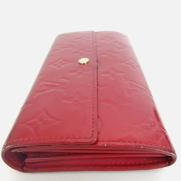 LOUIS VUITTON Vernis Portefeiulle Sarah wallet oversized contintental leather - Picture 4 of 13